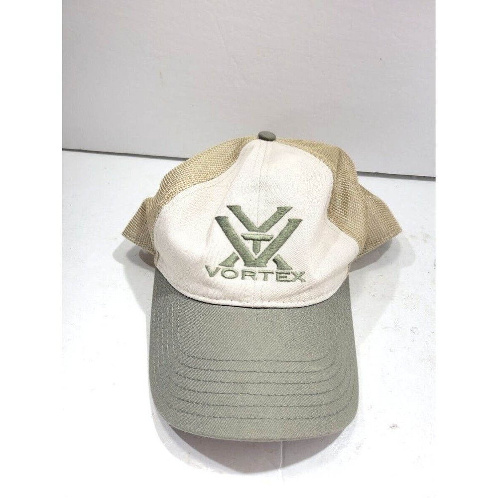 Vortex Optics Olive Green & Tan Mesh Snap Back Hat